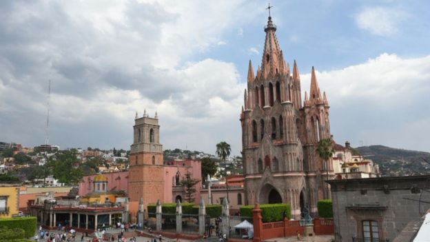 La plaza de San Miguel de Allende