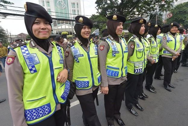 ตำรวจหญิงอินโดนีเซีย