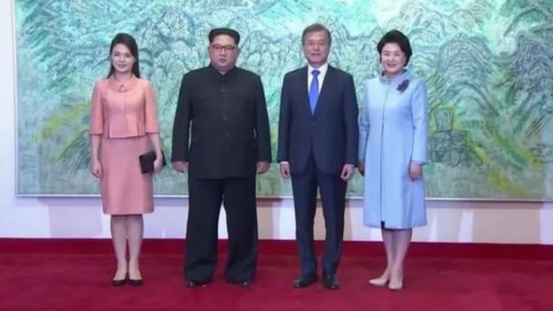 Líderes coreanos