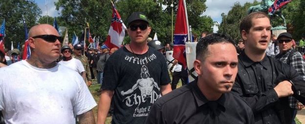 White nationalist protest in Charlottesville