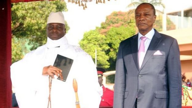 Le président Condé estime qu'il faut rassurer le président sortant gambien pour le pousser a accepter de partir.