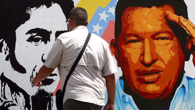 Grafiti de Chávez