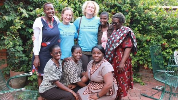 Midwives from Swansea in Zimbabwe