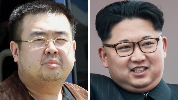 Kim Jong-nam y Kim Jong-un