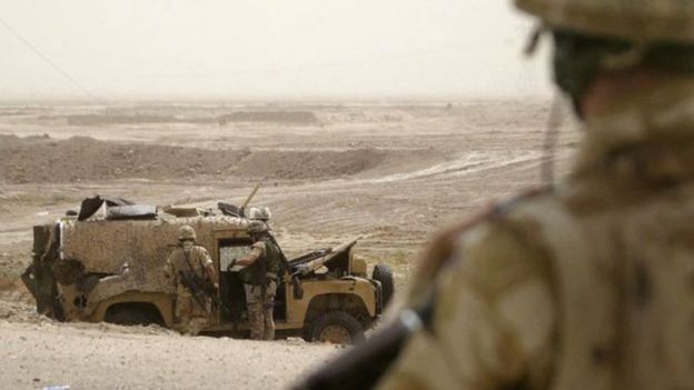 联军士兵在伊拉克