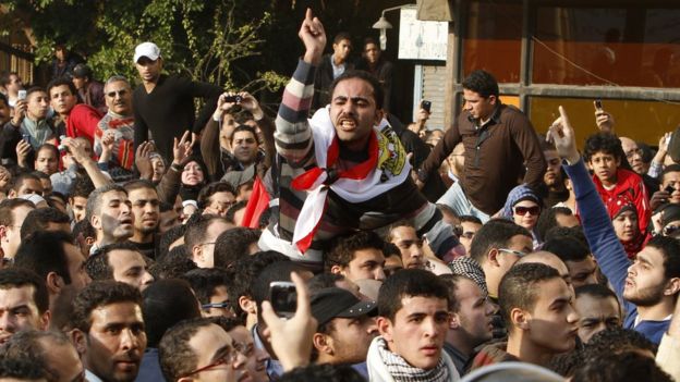 Protestos no Egito durante a Primavera Árabe