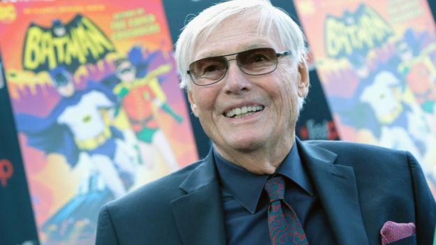 Actor Adam West attends the Batman: Return of the Caped Crusaders Press Room at New York Comic-Con on October 6, 2016
