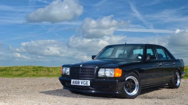 Black Mercedes AMG owned by George Harrison