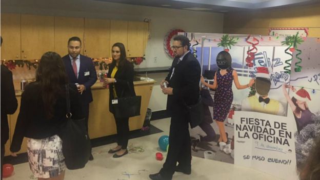 Fiesta en una oficina (Foto: cortesía de Mundo Godínez)
