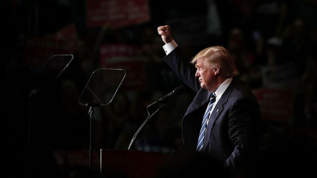 Donald Trump campaigns in Wisconsin