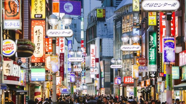 Bairro de Shibuya, em Tóquio