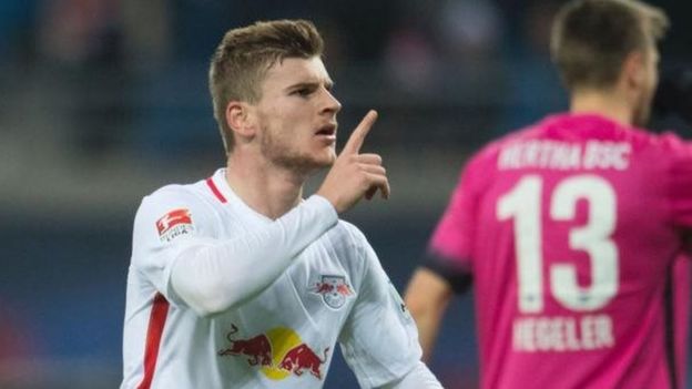 Mshambuliaji wa RB Leipzig Timo Werner yuko tayari kujiunga na klabu ya Uingereza