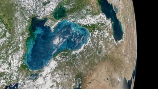 Mar Negro desde el espacio