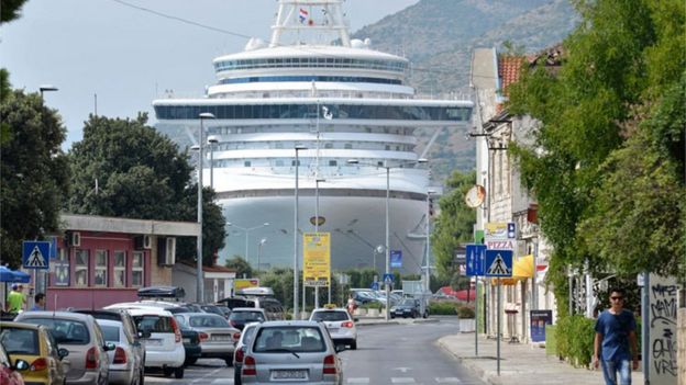Navio em Dubrovnik