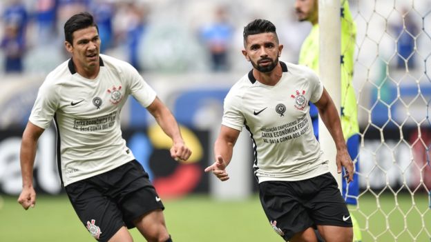 Jugadores del Corinthians