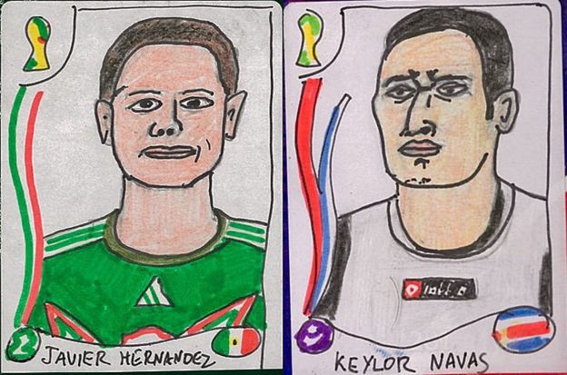 "Chicharito" Hernández e Keylor Navas