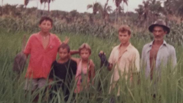 Silvestre com a família