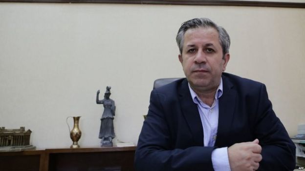 Syria's Director of Antiquities Maamoun Abdul Karim (19 August 2015)