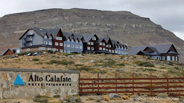 Vista del hotel Alto Calafate