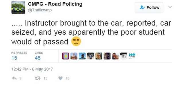 Police tweet