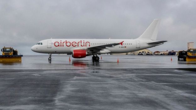 Avión alemán en Islandia