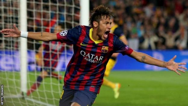 Mchezaji wa Barcelona Neymar