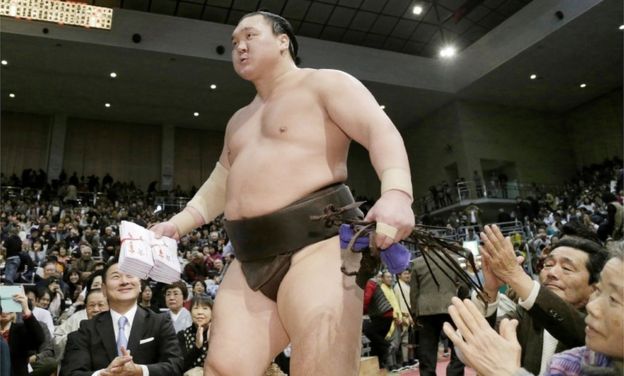 Hakuho, luchador de sumo.