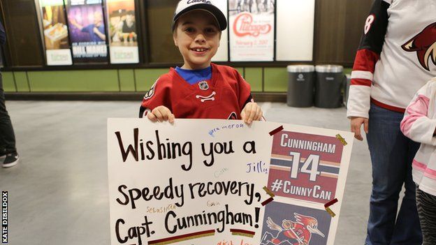Fans show support for Craig Cunningham
