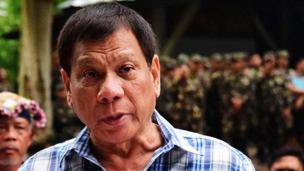 Rodrigo Duterte, el presidente de Filipinas.