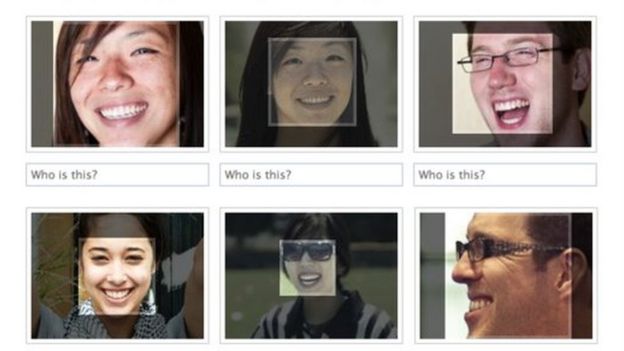 sistema de reconocimiento facial de Facebook