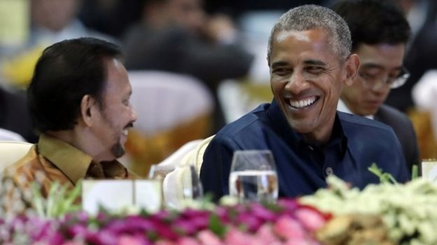 Bw Obama na Sultani wa Brunei