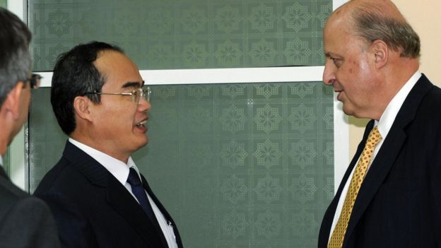 Phó Thủ tướng Nguyễn Thiện Nhân đón Thứ trưởng John Negroponte sang thăm Việt Nam năm 2008