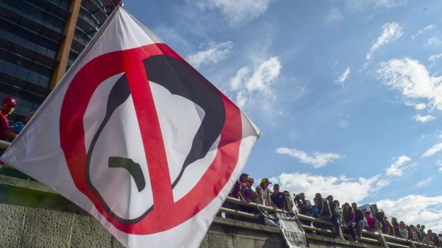 Protesta contra Maduro