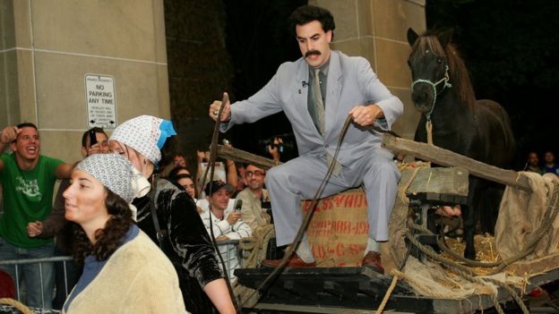 ctor Sacha Baron Cohen arrives at the Toronto International Film Festival premiere screening of 'Borat: Cultural Learnings of America for Make Benefit Glorious Nation of Kazakhstan' held at Ryerson Theatre on September 7, 2006 in Toronto, Canada