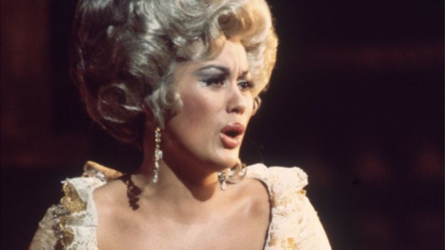 Dame Kiri Te Kanawa as the Countess in The Marriage of Figaro at the Royal Opera House, circa 1972