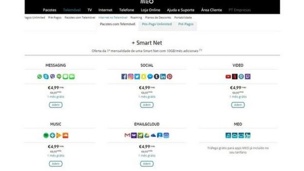 paquetes de internet en portugal