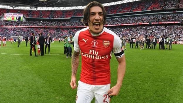 Beki wa kulia wa Arsenal Hector Bellerin