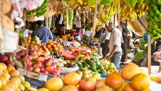 Mercado en Nairobi
