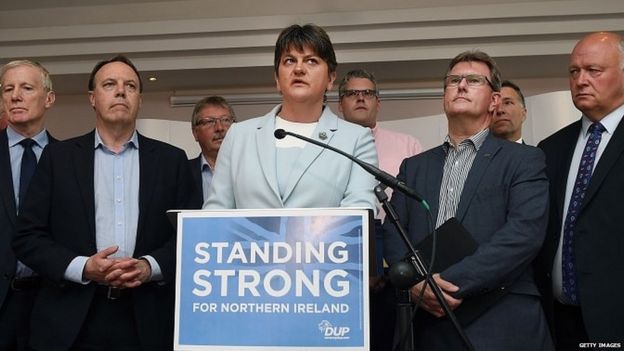 Arlene Foster and other DUP MPs