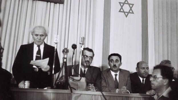 Ra'isulwasaarihii koowaad ee Isra'iil David Ben Gurion.