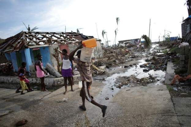 Gente en Haití