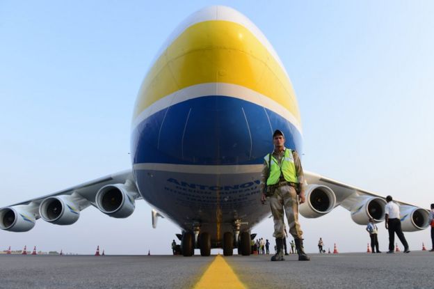 أكبر طائرة في العالم Antonov An-225 Mriya  في مهمة جديدة _89701324_gettyimages-531206978