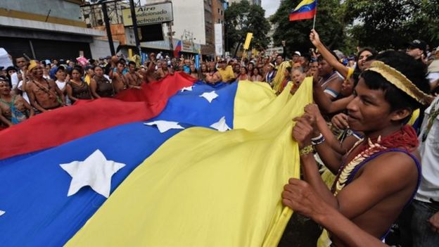 Los manifestantes llegaron desde diferentes partes del país, incluidos pueblos originarios.