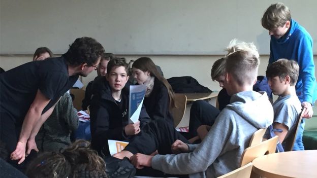 Discusión en la escuela