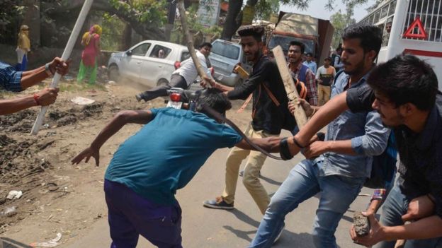 பாரத் பந்த்: மத்தியபிரதேசம் மற்றும் ராஜஸ்தானில் 7 தலித்துகள் பலி