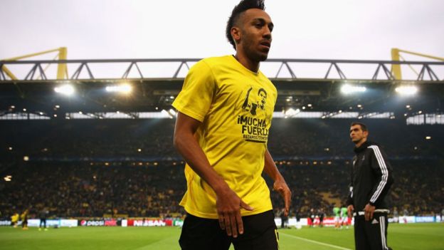 Aubameyang a été exclu par Dortmund pour son match contre le Hertha Berlin.