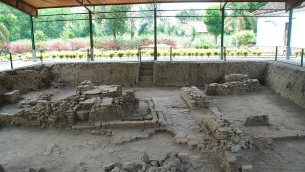 Salah-satu situs peninggalan bersejarah di kawasan Trowulan, Jawa Timur, yang diyakini dulunya merupakan bagian Kerajaan Majapahit. (KEMDIKBUD.GO.ID)