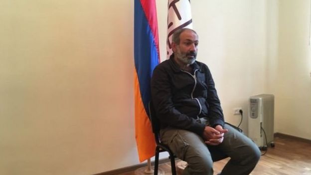 Ermənistan müxalifətinin lideri Nikol Paşinyan