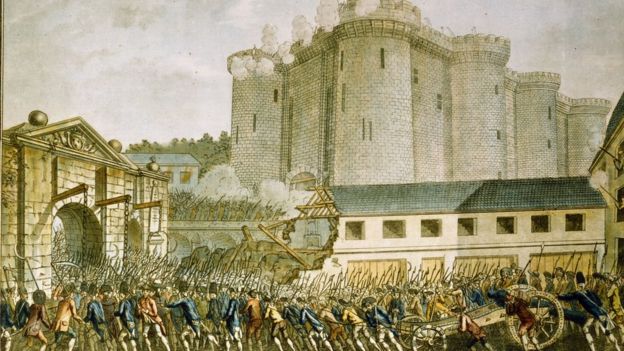 Ilustración de la toma de la Bastilla