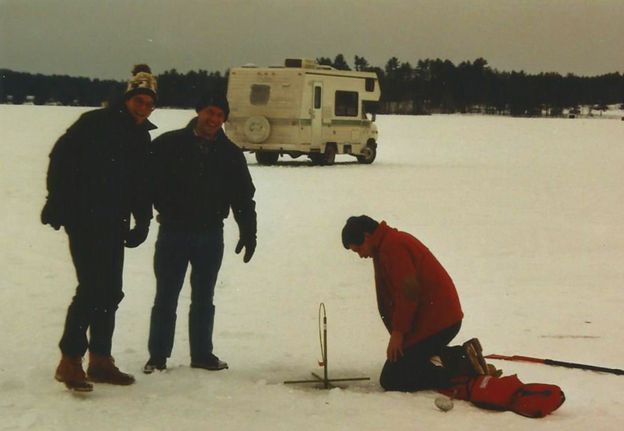 Pesca en el hielo en Nuevo Hampshire